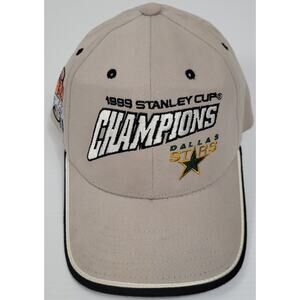 Vintage 1999 Pro Player NHL Stanley Cup Champions Dallas Stars‎ Hat Embroidery
